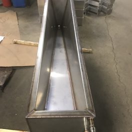 Stainless Steel fabricated water jacketed tank