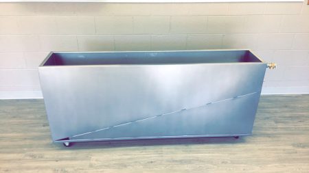 Stainless Steel fabricated water jacketed tank