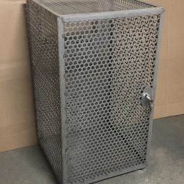 CONTAINMENT CACTH BOX WITH LOCKING DOOR