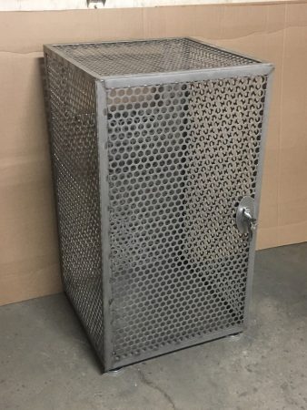 CONTAINMENT CACTH BOX WITH LOCKING DOOR