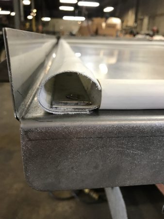 SILO MIXING BIN TOP COVER WITH FLANGE