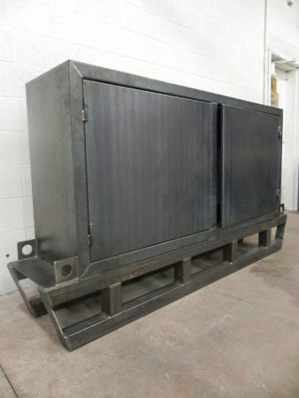 STEEL ENCLOSURE WITH SLED