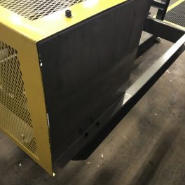 STEEL GUARDING PAINTED SAFETY YELLOW