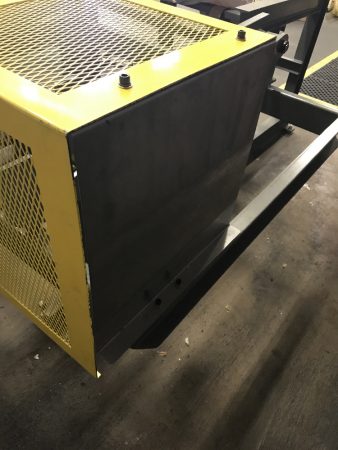 STEEL GUARDING PAINTED SAFETY YELLOW