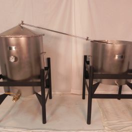 100 GALLON STAINLESS STILL AND CONDENSER