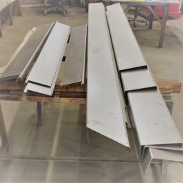 11 GA STAINLESS STEEL CLADDING FOR PARAPET WALL