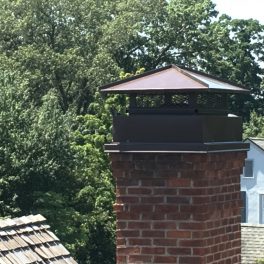 custom copper chimney cap fabrication