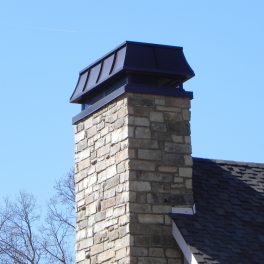 custom copper chimney cap fabrication