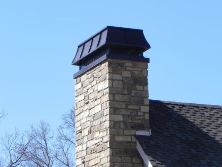custom copper chimney cap fabrication