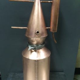 COPPER STILL WITH REFLUXER