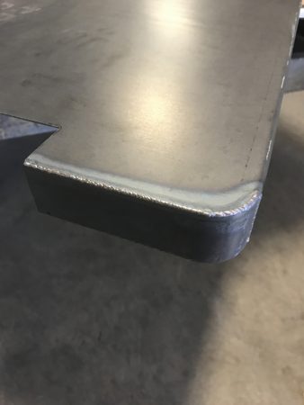 COUNTERTOP BEING GLUED DOWN