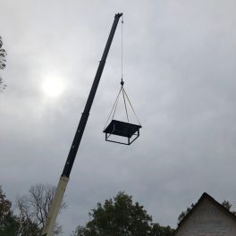 Chimney cap installation