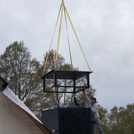 Chimney cap installation