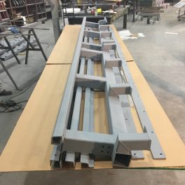 STEEL BRACKETS FOR MARBLE SIDING ON BUILDING