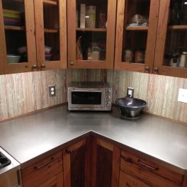 RESIDENTIAL STAINLESS STEEL COUNTERTOP