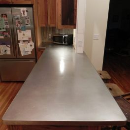 RESIDENTIAL STAINLESS STEEL COUNTERTOP