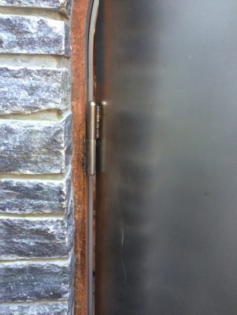 STAINLESS DOOR WITH BULLET HINGE