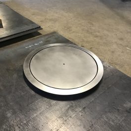 STAINLESS STEEL MANHOLE COVER