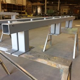 STEEL BRACKETS FOR MARBLE SIDING ON BUILDING