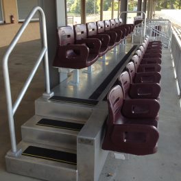 aluminum box seating for stadium