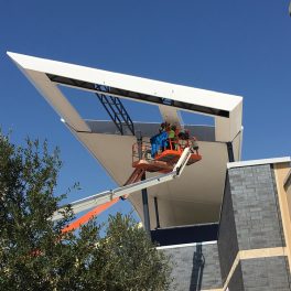 aluminum siding for canopy fingers