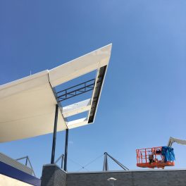 aluminum siding for canopy fingers