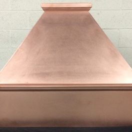 copper hood with no patina