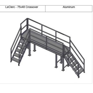 Custom designed crossover steps