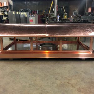 Custom design copper chimney cap