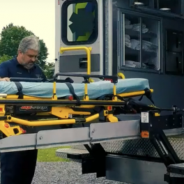 Unlike the Stryker cot, the Ambulance stretcher bariatric lift has a weight capacity of 1350 lbs, replacement for Mac’s Bariatric Ambulance Lift